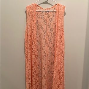 LuLaRoe Lace Joy vest